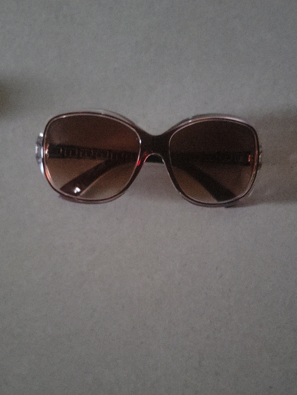 Women's Brown Gradient Oversized Sunglasses